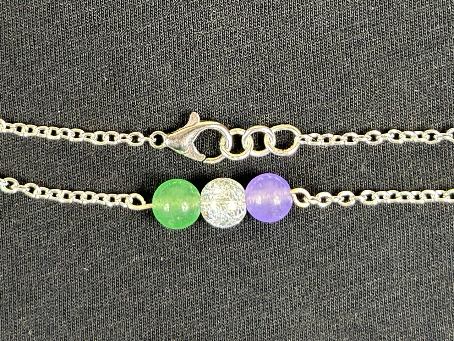 Purple Green Sparkle