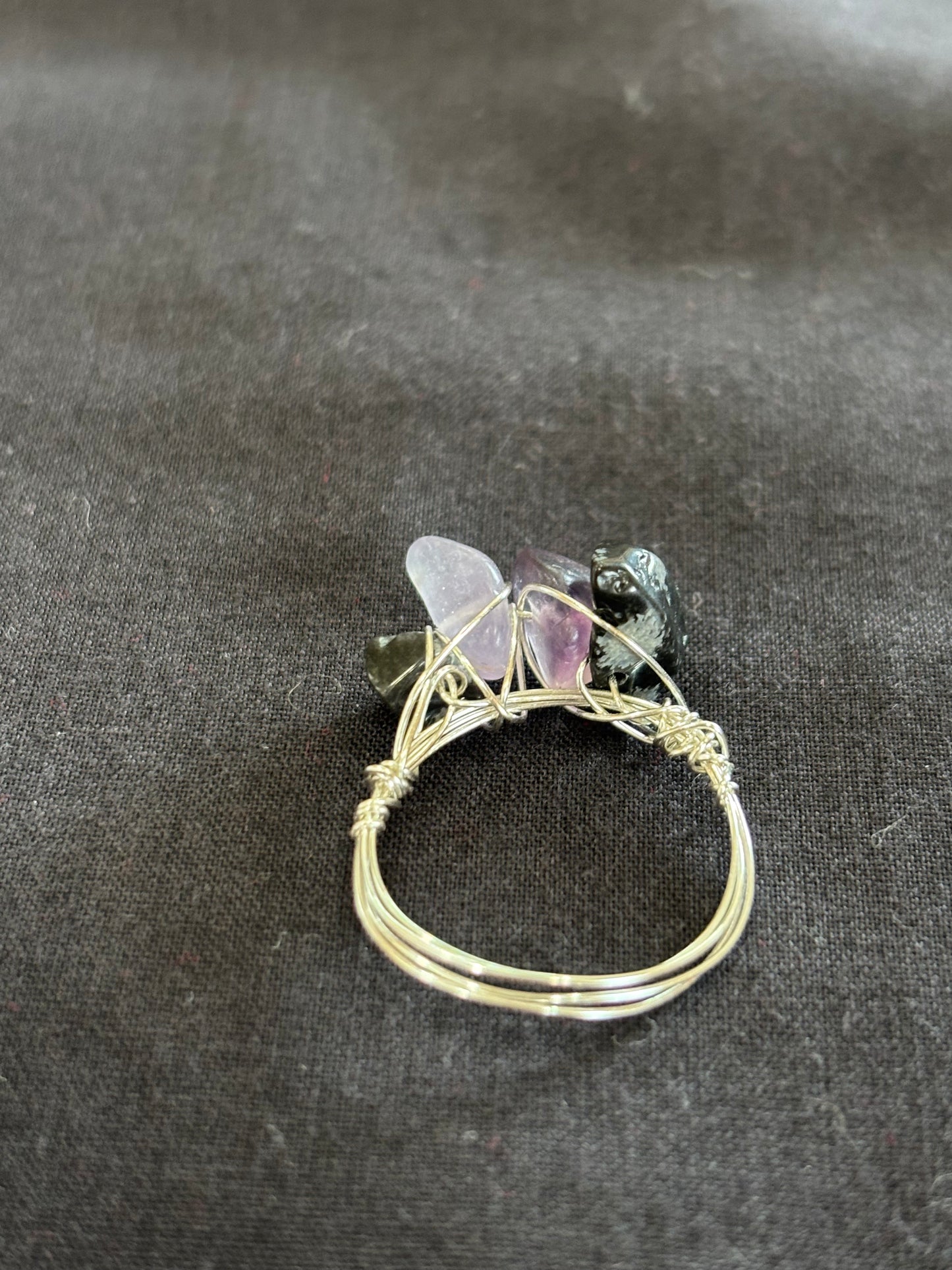 Amethyst rings