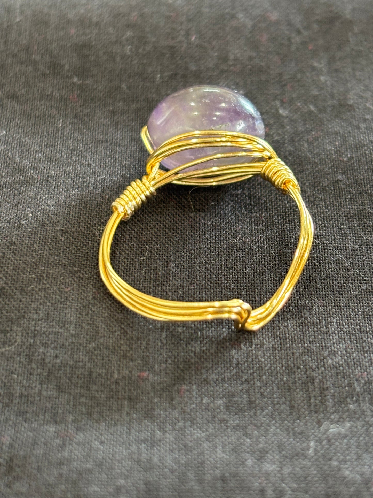 Amethyst rings
