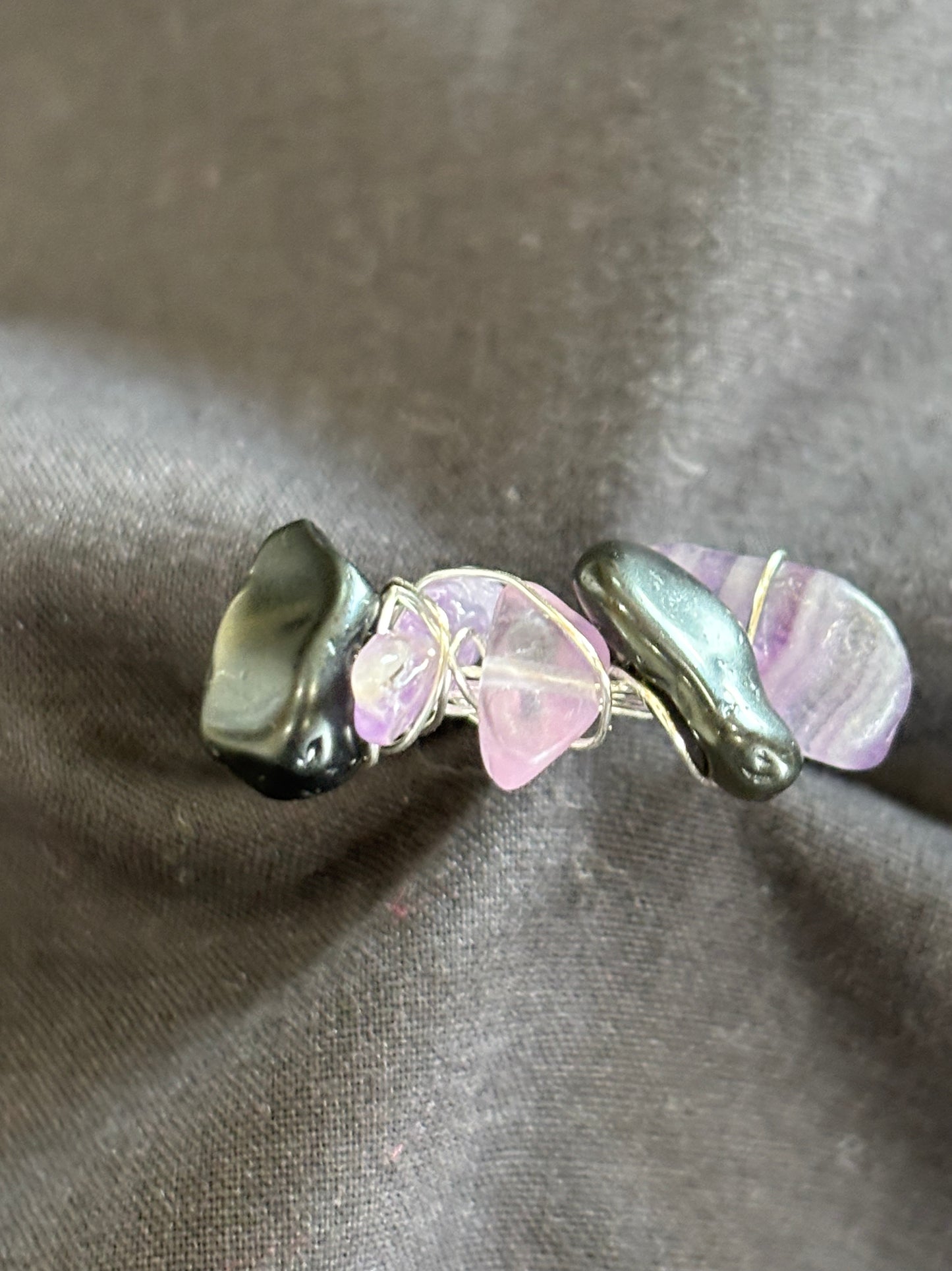 Amethyst rings