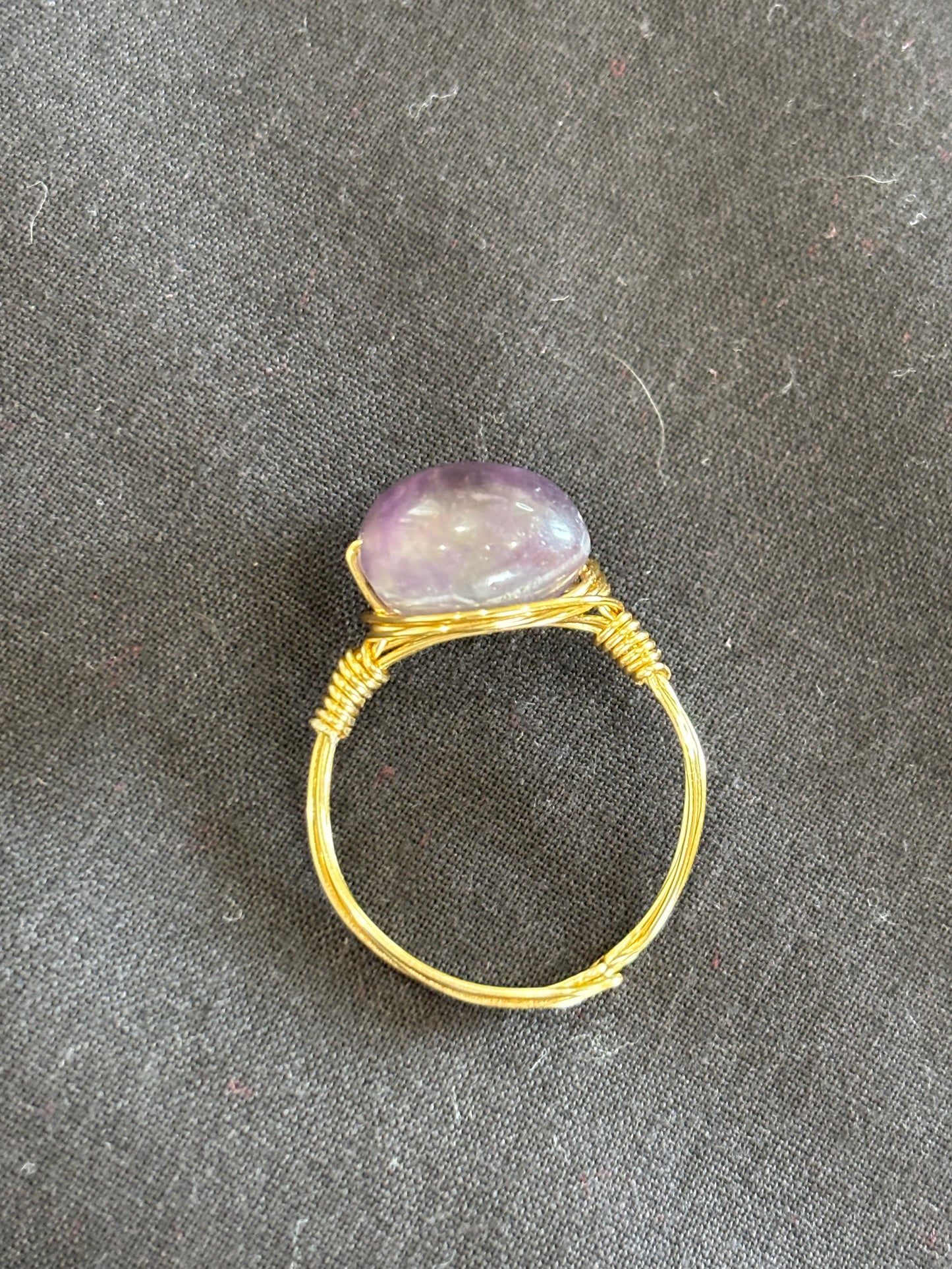 Amethyst rings