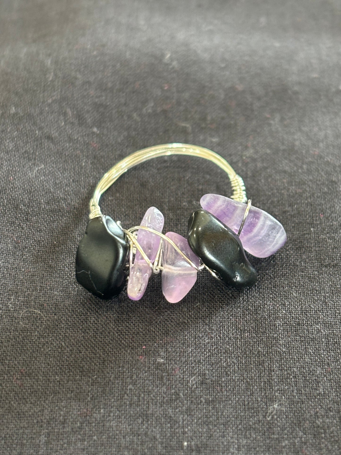 Amethyst rings