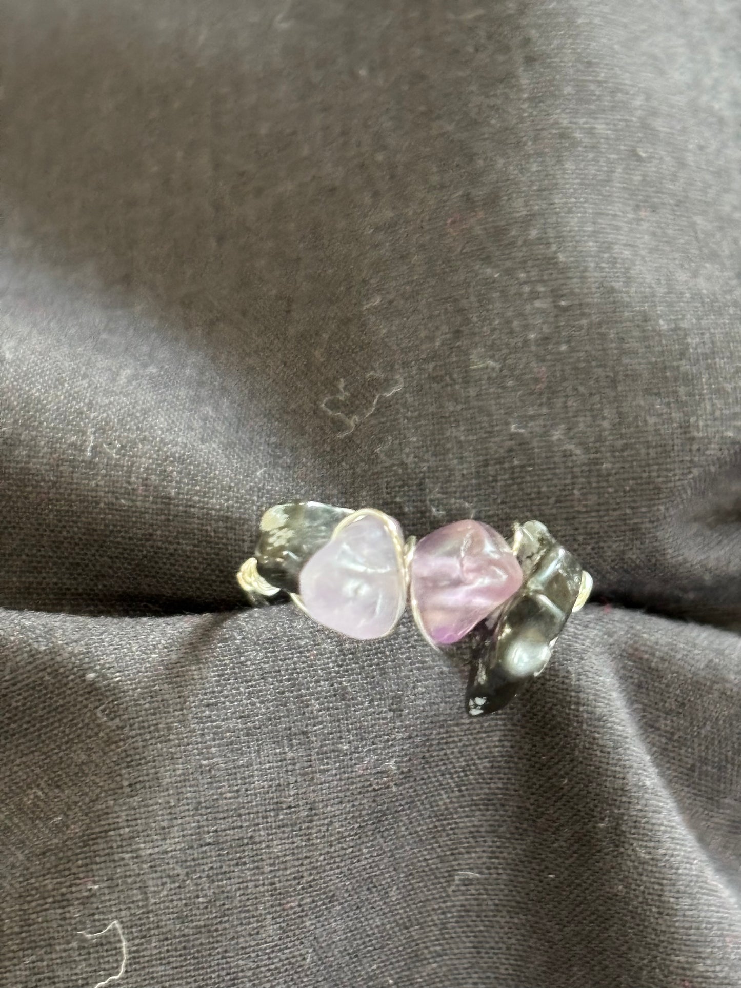Amethyst rings